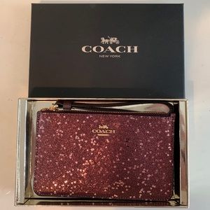 COACH Glitter Wristlet